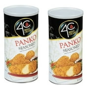 4C, Japanese Style Panko Seasoned Bread Crumbs, 8oz Canister 2pk