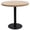 Light brown and black, variant on vidaXL Bistro Table Dark Brown 31.5" MDF