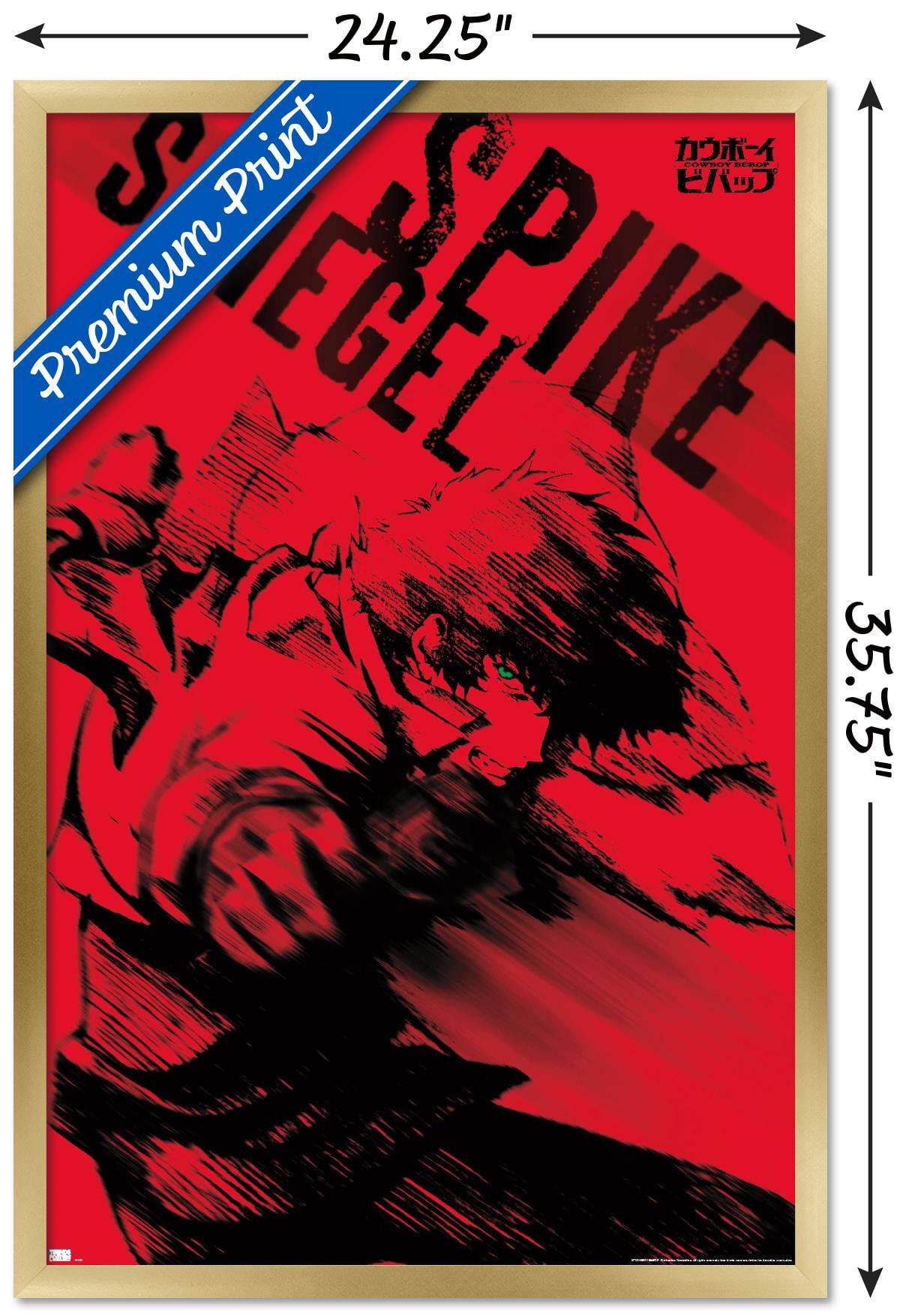 Cowboy Bebop - Blur Wall Poster, 22.375" x 34", Framed