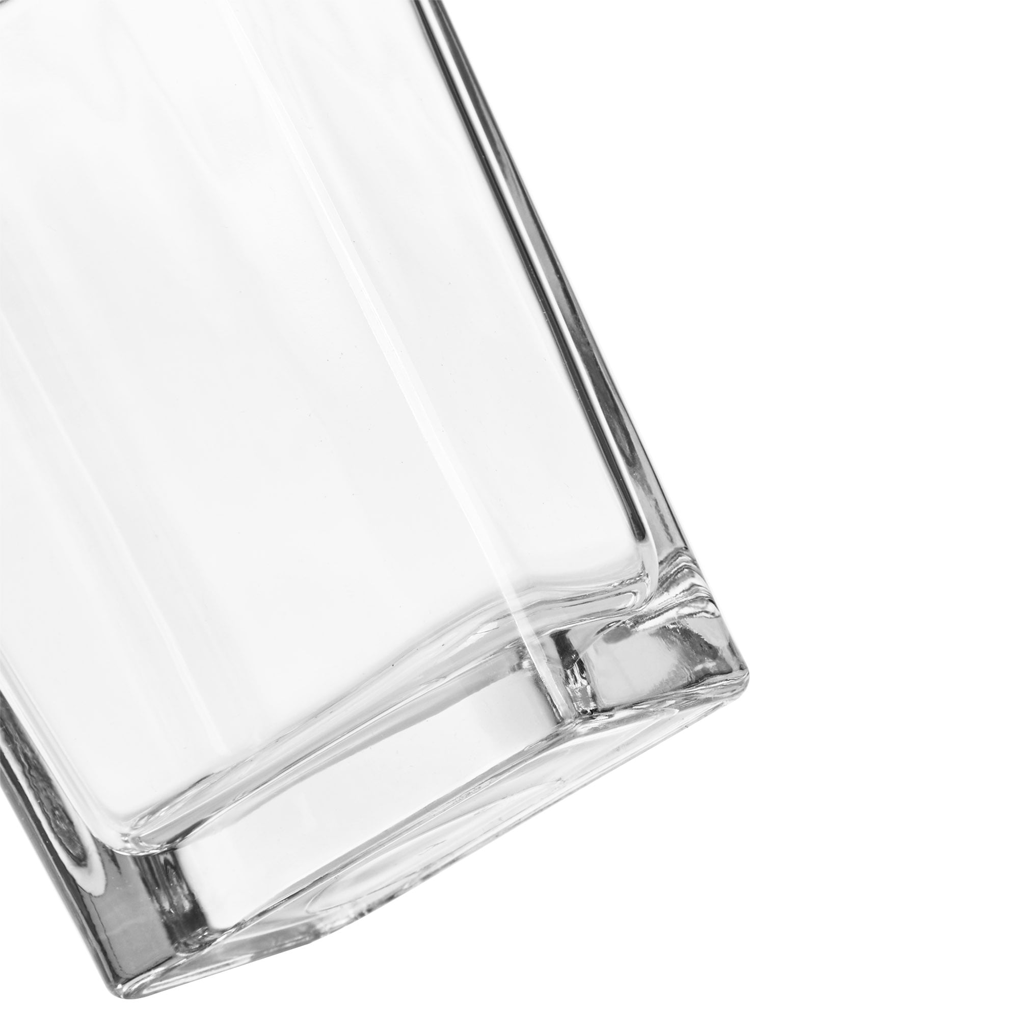 Libbey Clear Glass Rectangular Floral Vase, 6 in.