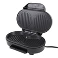 thumbnail image 1 of Mácina para Hacer Panqueques Doble, Parrilla Eléctrica Antiadherente Para Hamburgoes, Sartén Eleccica Doble para Huevos de Relleno Profundo para Panqueques, Galletas, Galletas,, 1 of 7