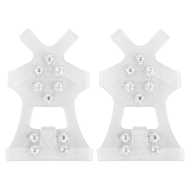 Zapatos Con 10 Dientes Tacos para Hielo Antideslizantes Unisex Garras Accesorios Y Senderismo (L)