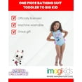 thumbnail image 4 of Dreamworks Gabby's Dollhouse Pandy Paws MerCat Little Girls One Piece Bathing Suit Toddler to Big Kid, 4 of 5