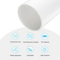 thumbnail image 3 of Uxcell Rigid Round Pipe 147.6mm ID 160mm OD 9" Length White High Impact, 3 of 6
