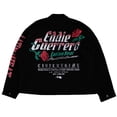 thumbnail image 3 of Men's Civil Regime  Black Eddie Guerrero Latino Heat Rose Garden Heat Full-Zip Jacket, 3 of 6