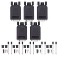 thumbnail image 2 of Male Adapter Set5 Sets DB9 RS232 D Serial Adapter Serial Device Connector Enhanced Features, 2 of 5