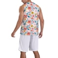 thumbnail image 2 of Sikiie Floral Ditsy Basketball Jersey Reversible Men's Mesh Athletic Sports Shirts Training Practice S-4XLSmall, 2 of 6