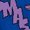 ROYAL BLUE, variant on Marvel - Hulk Punch Wall - Men's Short Sleeve Graphic T-Shirt