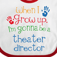 thumbnail image 4 of Inktastic Theater Director Future Boys or Girls Baby Bib, 4 of 4
