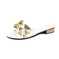 thumbnail image 4 of Women's Sandals Women's Fashionable Versatile Casual Plus-Size Shoes Spring/Summer Style Trendy Soft-Soled Open-Toe Flat Sandals For Outdoor Wear Beach Sandals.,White,38, 4 of 8