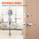 thumbnail image 5 of Juego de manijas y cerrojos para puerta delantera VEVOR Satin Nickel, 5 of 8