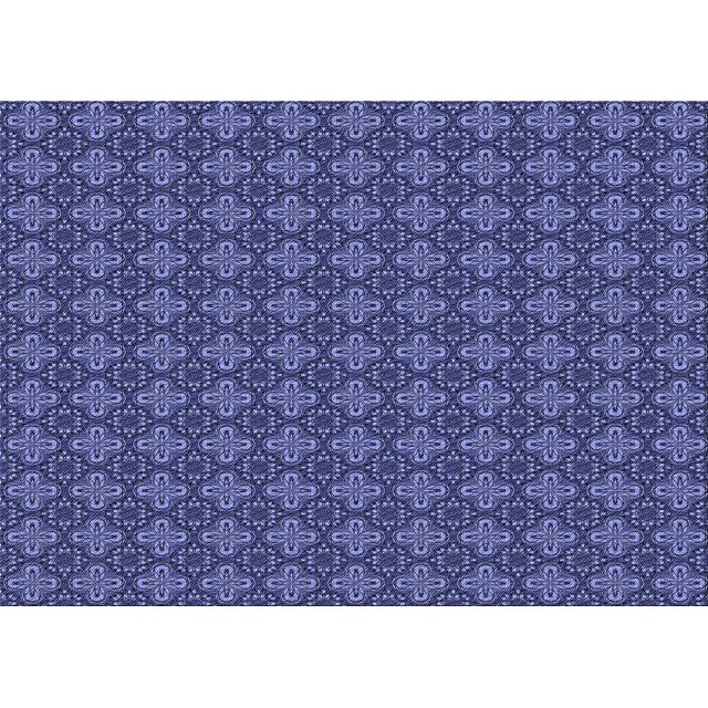 Ahgly Company Tapis d'Intérieur Lavables à la Machine pour Rectangle de Transition Bleu Moyen, 5' x 8'