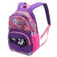 thumbnail image 1 of Small Backpack, School Bag Wear Resistant  Decoration  For Daily Use ANGGREK Púrpura+Rosa Fluorescente, 1 of 8