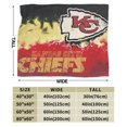 thumbnail image 2 of Manta de microfibra ultra suave de los Kansas City Chiefs, manta de microfibra de lujo para todas las estaciones, manta cálida para ropa de cama, sofá y viajes, 2 of 5