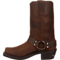 thumbnail image 1 of Botas cortas con remaches de otoño e invierno, zapatos de mujer, botas de caballero con tacón cuadrado para hombre, 1 of 5