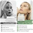 thumbnail image 2 of Bemico Toallas Faciales Desechables 50 Unidades, 10" x 12", Toallitas Desmaquillantes Grandes Biodegradables, Toallas Limpias para Pieles Sensibles, Limpieza Facial, Lactancia, Viajes, 2 of 6