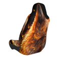 thumbnail image 4 of Lsque Gold Flame Pattern Wolf Pattern Car Seat Covers for Front Seats , Waterproof Seat Covers for Cars, Sporty Front Seat Covers,Car Seat Cover Protector Front Seats, 4 of 5