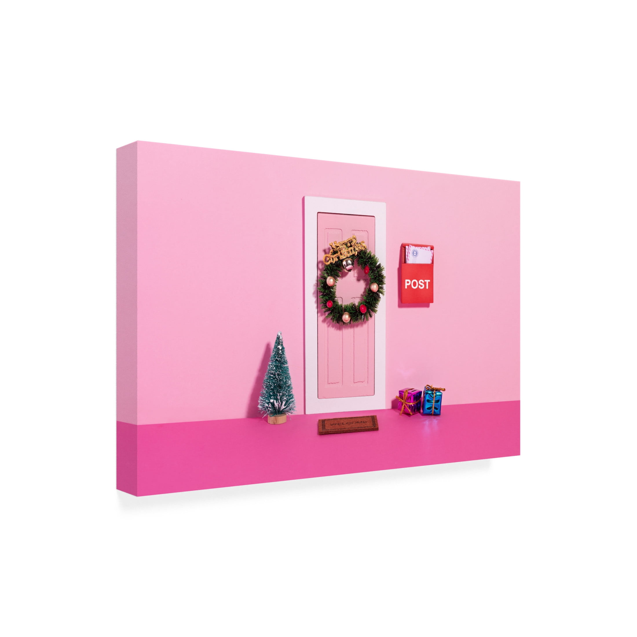 Canvas Wall Art - Julia Ramiro 'Puerta' Wall Art for Living Room, Bedroom, or Office Décor by Trademark Fine Art - 24 x 16 Inches