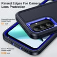 thumbnail image 5 of for Samsung Galaxy A17 Case, Samsung Galaxy A17 Phone Case with Built in Kickstand, Shockproof/Dustproof/Drop Proof Heavy Duty Military-Grade Rugged Protective Cover for Samsung Galaxy A17,Blue, 5 of 8