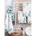 thumbnail image 2 of Teal Eucalyptus Kitchen Dish Towels for Drying Dishes Set of 3, Watercolor Spring Weeping Botanical Waffle Weave Microfiber Hand Tea Bathroom Towels Quick Dry & Absorbent Towel 15.7x23.6, 2 of 7
