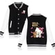 thumbnail image 1 of Chaqueta con estampado de Hello Kitty Hello Kitty de dibujos animados, uniforme deportivo informal de béisbol para niños medianos y grandes, 1 of 5