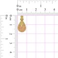thumbnail image 4 of 14k Yellow & Rose Gold, Mini Baptism Christening Medal Pendant Religious Charm 9mm with 18" Dainty Neck Chain, 4 of 7