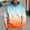 Orange, variant on Qulqfy Oversized Hoodie Men Green Graphic Pullover Fleece-Lined Long Sleeve Hooded Sweatshirts with Kanga Pocket Men's Sweatshirts L