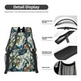 thumbnail image 4 of Yiaed Hawaiian Style Print School Backpack College Backpack Daypacks for Students High School Spacious and Durable Daypack for Work and Travel-One Size, 4 of 6
