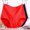 Red, variant on 3 Pack Women'S Plus Size Panties Solid Color High Waist Leak Proof Physiological Period BriefRedXXXL