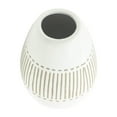 thumbnail image 5 of Sagebrook Home Ceramic 8"h Aztec Vase, Gray, 5 of 7