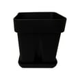 thumbnail image 1 of JENIKR Thickened Anti Fall Silicone Planter Simple Square Home Office Decoration Succulent Pot Flower Pots Black, 1 of 4