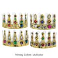 thumbnail image 6 of Beistle Mardi Gras Party printed Jeweled Crowns (Case of 72), 6 of 6
