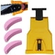 thumbnail image 1 of Afilador de dientes de motosierra, afilador automático (1 pieza), piedra de afilar reemplazable (3 piezas), barra guía de ajuste con 2 orificios guía (amarillo) (sin motosierra) ShuxiuWang 8390613486462, 1 of 1