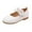 White, variant on Toddler Dress Shoes Girls Solid Flower Student Single Soft Dance Princess Shoes Princess Shoes,Size 9 Years-9.5 Years