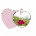 thumbnail image 1 of Rojo Cosmos Bolsa de viaje Mirror maquillaje corazón rosa, 1 of 4