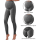 thumbnail image 2 of 2 uds. Leggings de maternidad sin costuras para mujer sobre el vientre con extensores de pantalones, pantalones de entrenamiento Adepaton 2033828-5, 2 of 9