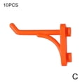 thumbnail image 1 of 10-Piece Tool Hanging Hook Pegboard Wall Mounted Hardware Organizer Kit for Garages & Workshops | Durable Plastic Plate Box, Easy Installation, Versatile Storage, 1 of 8
