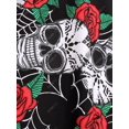 thumbnail image 4 of Vestido Talla Extra Estampado Calado Rosa Rosegal  Vestidos casuales de talla grande, 4 of 5