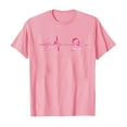 thumbnail image 3 of Ounisa Breast Cancer Shirt for Women Pink Ribbon T-Shirts Graphics Support Cancer Shirts Rainbow Casual Tee Tops, 3 of 3