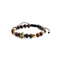thumbnail image 3 of West Coast Jewelry Men's Red Tiger's Eye Stone Bead Adjustable Bracelet, 3 of 5