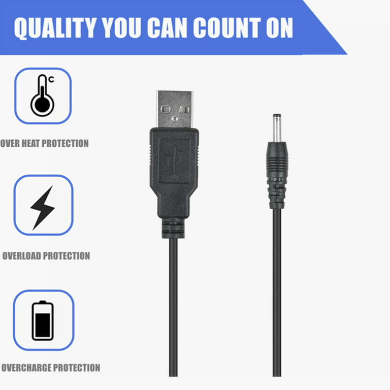  USB DC Charger Charge Charging Cable for Mini S530 Smallest  Invisible Wireless Bluetooth Earbuds Earphones Headphones Headset and  Bluetooth Shower Speaker : Electronics