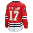 thumbnail image 3 of Men's Fanatics Nick Foligno Red Chicago Blackhawks Centennial Breakaway Player Jersey, 3 of 3
