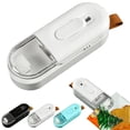 thumbnail image 3 of Portable Vacuum Food Preservation Sealing, Chef Preserve Compact Vacuum Sealer, Food Saver Vacuum Sealer Machine, Mini Handheld Vacuum Sealer, 1Pc, Multicolor, Durable & Reusable(Blue,3.9x1.5x1.4"), 3 of 6