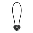 thumbnail image 1 of HLONK Metal Heart Shaped Padlock Locks Password Padlock Long Wire Rope-Lock for Lovers, 1 of 21