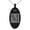 Black, variant on Stainless Steel Letter M Initial Floral Box Monogram Engraved Small Oval Charm Pendant Necklace