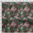 thumbnail image 4 of Soimoi Tropical Printed, Poly Canvas Fabric, Decor Sewing Fabric by The Yard 56 Inch Wide,Decorative Fabric for Curtains Tote Bags, Green, 4 of 5