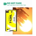 thumbnail image 3 of 712XL Ink Remanufactured Ink Cartridges for HP 712 XL Ink Cartridges Combo Pack, Work with Designjet T210 T230 T250 T630 T650 Studio Plotter Printer, 3 of 5