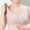 Pink, variant on Front Closure Wireless Bra for Women Padded Full Coverage Bralette No Underwire Seamless Plus Size Comfort Sleep Bra