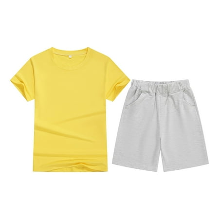 

Summer Kid Boys Girls Children Soft Short Sleeve T Shirt Top Blouse and Shorts Casual Two Piece Outfit Set Thanksgiving Dresses for Girls Size 4 Girls Clothes Swaddles for Baby Girls Clothes for Twin