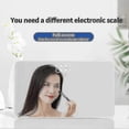 thumbnail image 1 of Travel Scale For Body Weight, Small Portable Body Weight Scales Digital Bathroom Mirror Scale Mini Electronic Scale For Personal Health Usb Charge fe, 1 of 2
